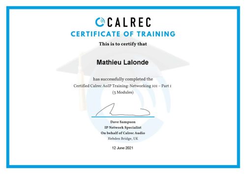 Mathieu-Lalonde-AoIP-Training-Networking-101-8211-Part-1-Calrec-AoIP-Training-Networking-101-Part-1-Calrec